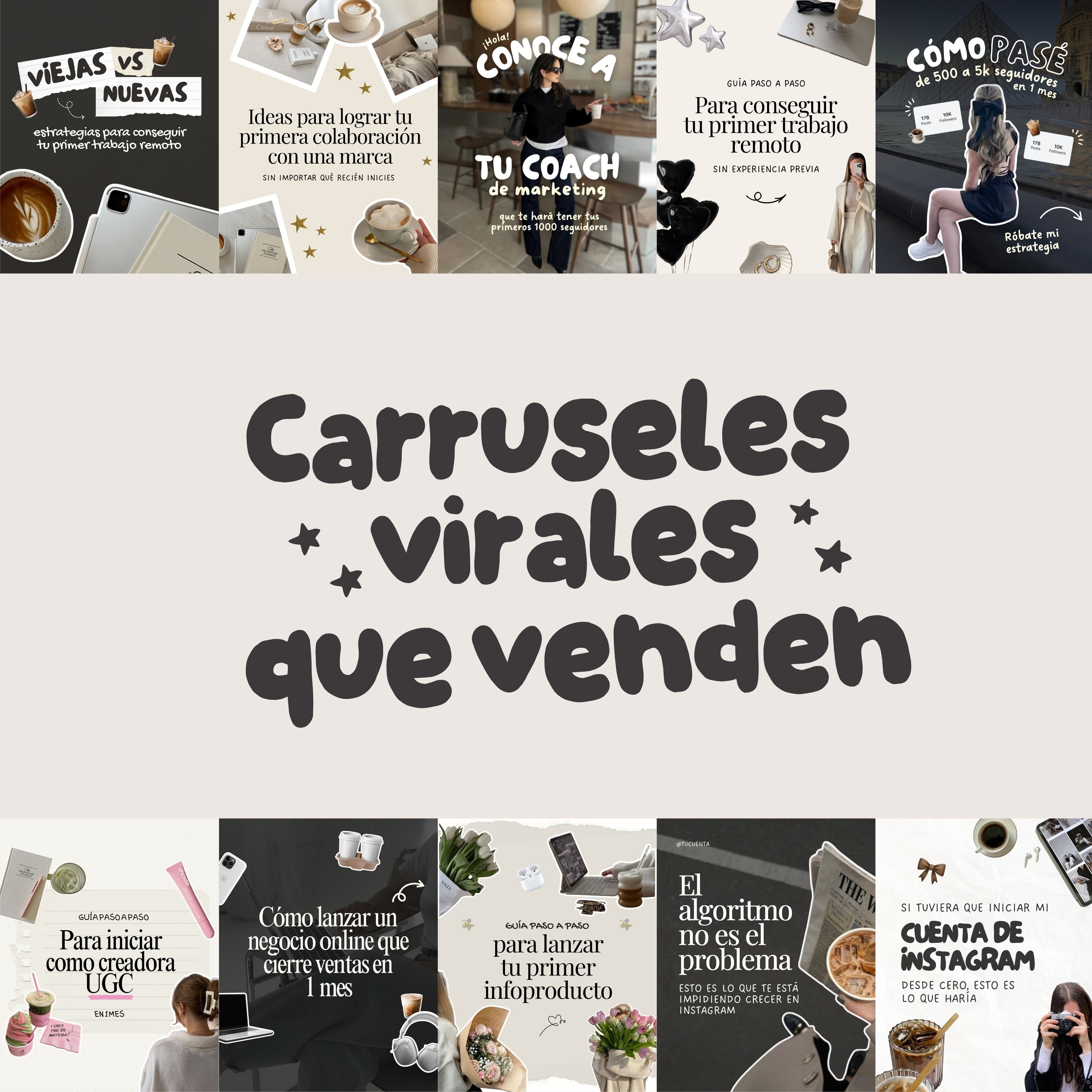 Carruseles virales que venden